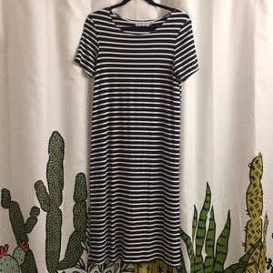 💎EUC💎Fighting Eel Dress Malin Midi (Striped)
